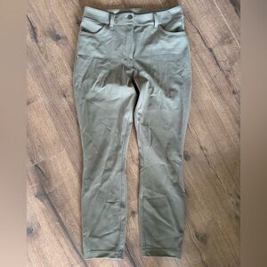 Lululemon City Sleek Slim Fit 5 Pocket High Rise Pant Grey Sage